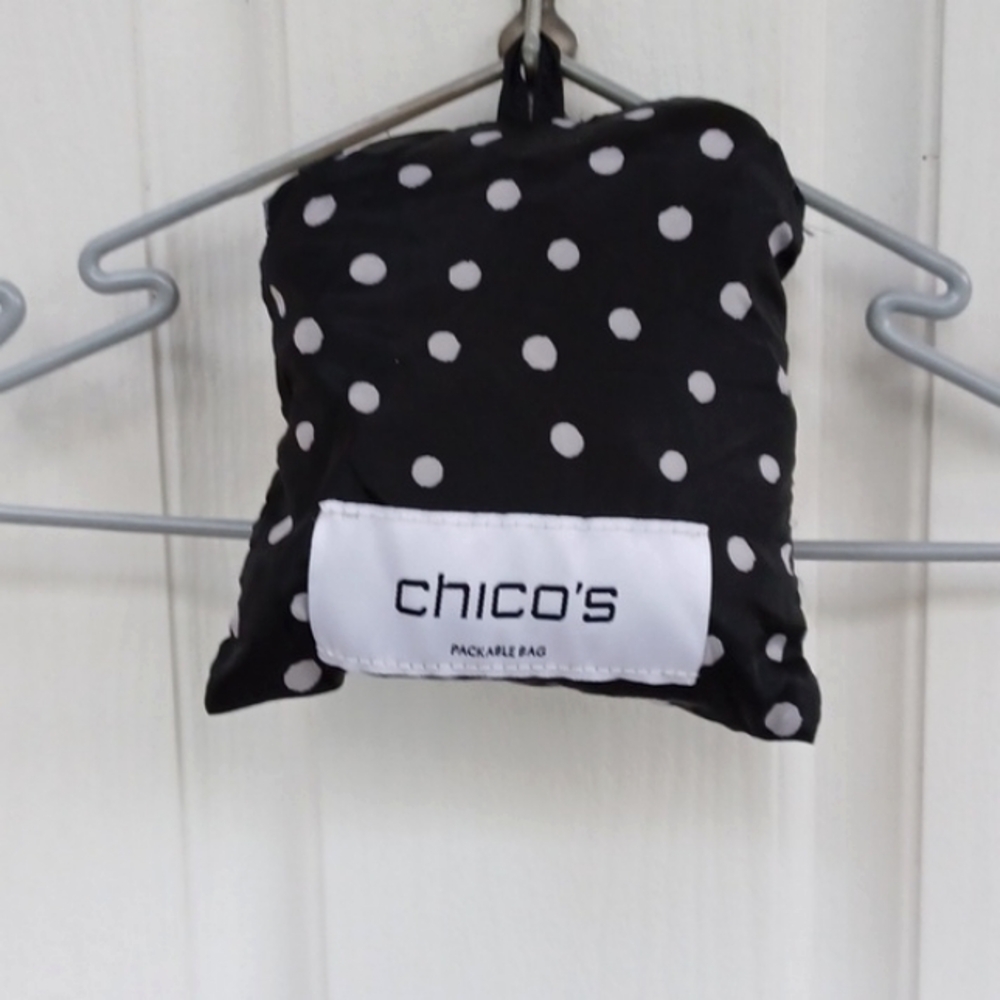 CHICOS Packable Travel Tote Bag